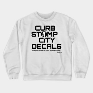 Curb Stomp City Decals- Inverse! Crewneck Sweatshirt